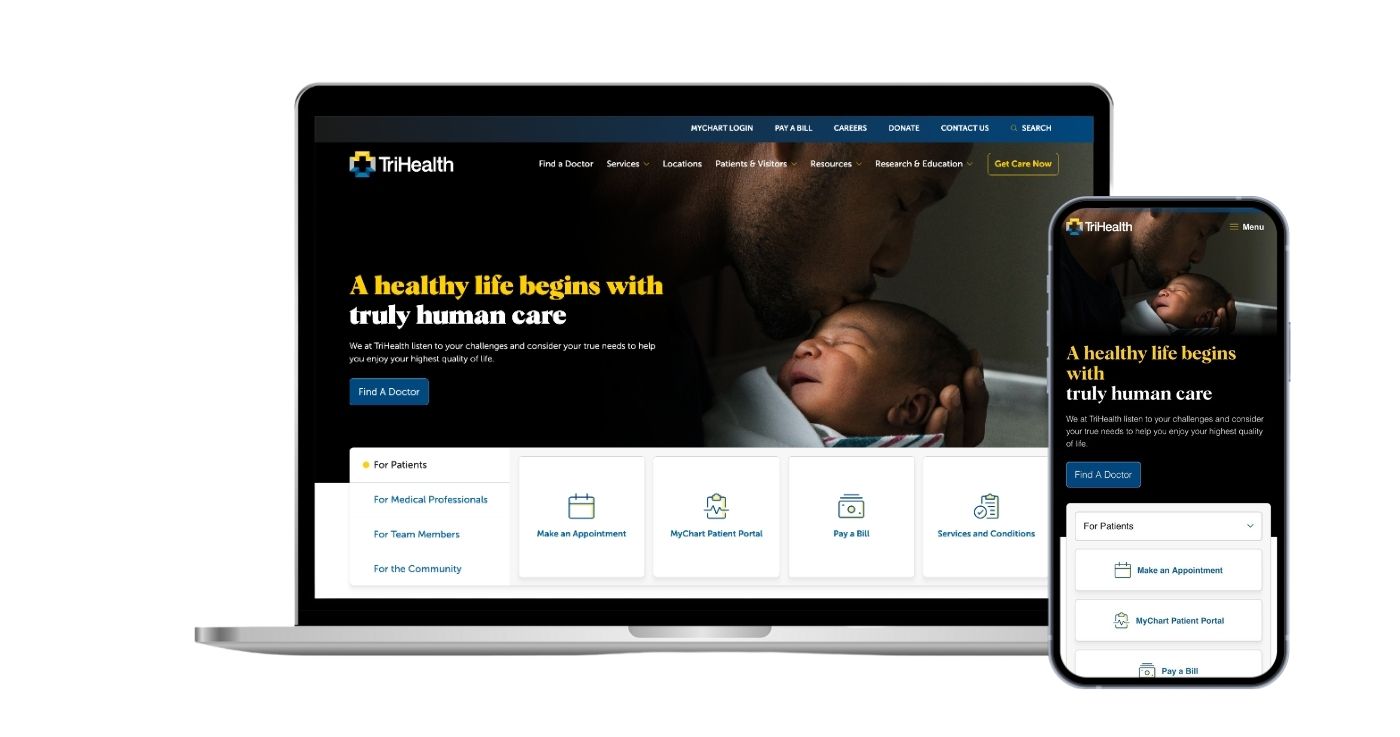 TriHealth | Sitecore Solutions | Case Study | MERGE